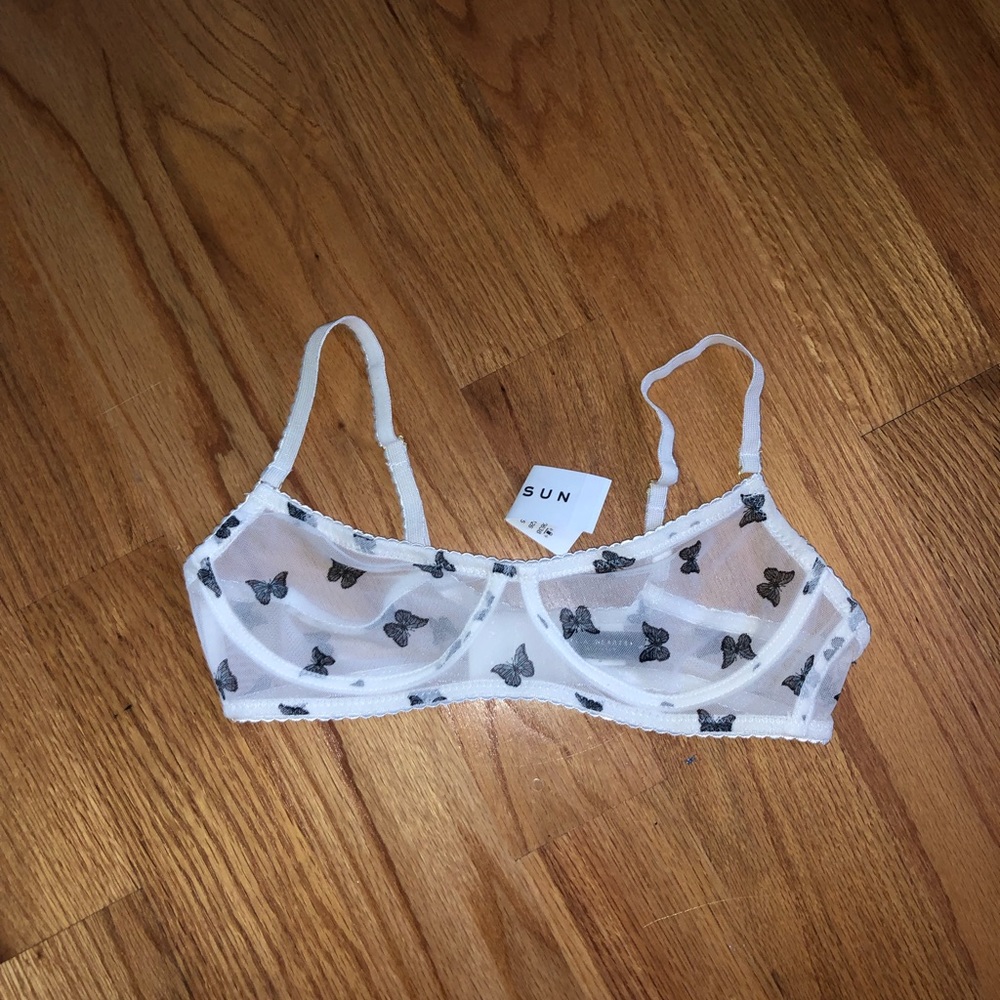 Pacsun LA Hearts Mesh Sleepwear and Intimates Butterfly Bralette Bra